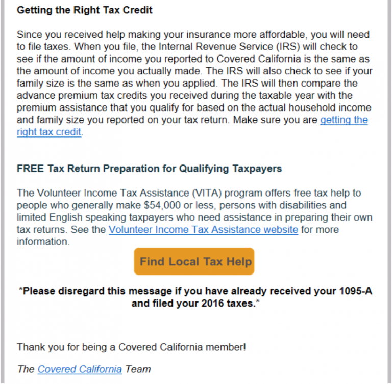 2017 1095A Reminder Notice Covered California HFC